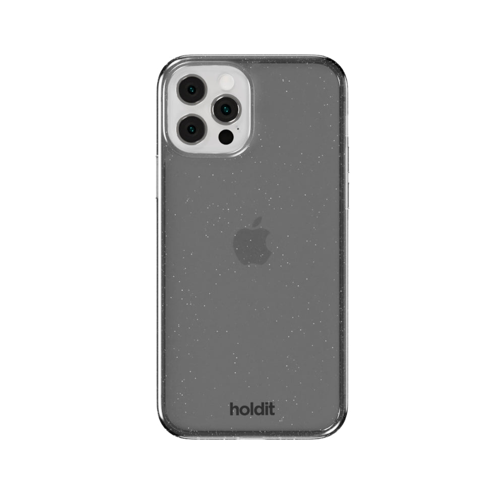 Glitter iPhone cover - sort
